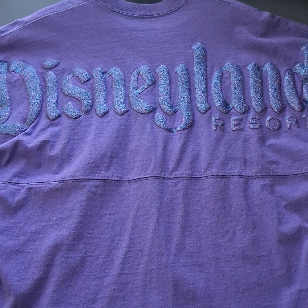 Disneyland Resort Spirit Jersey XS Purple Glitter